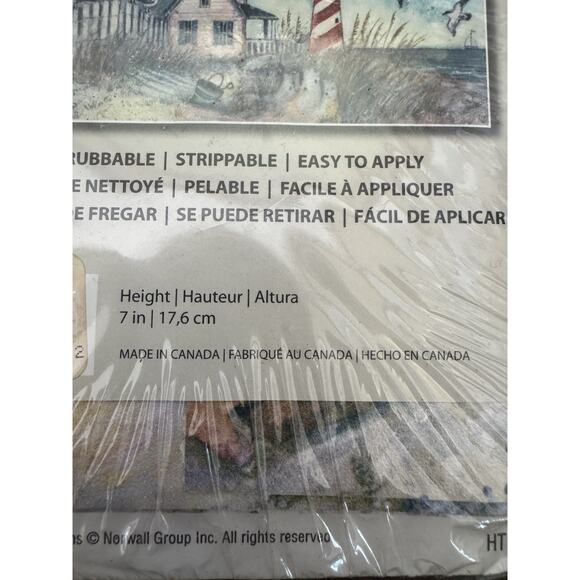 VTG 3 Wall Borders Home Trends Coast Coastal Cottage Ocean Core Seaside Chic - Picture 10 of 16